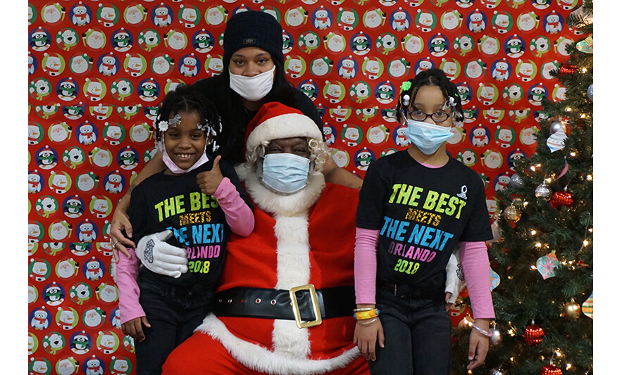 Breakfast with Santa 12-17-2022 Family of 3 with Santa for web