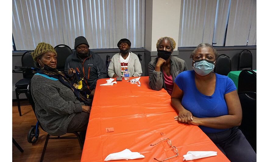 Commons Senior Christmas Luncheon 12-6-2022 Group of 5 for web