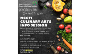 Read more about the article New Community Career & Technical Institute to Host Culinary Arts Info Session on Sept. 5