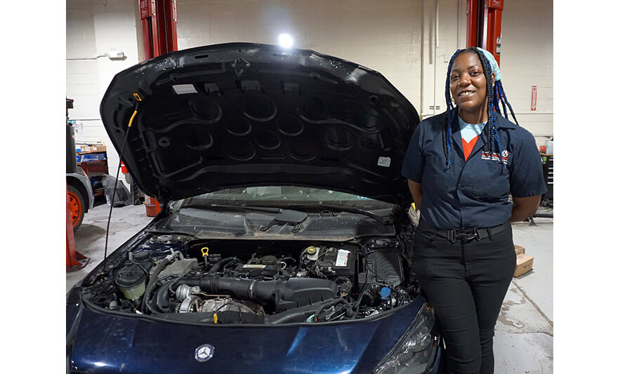 Read more about the article New Community Career & Technical Institute Student Will Start Automotive Career in Newark