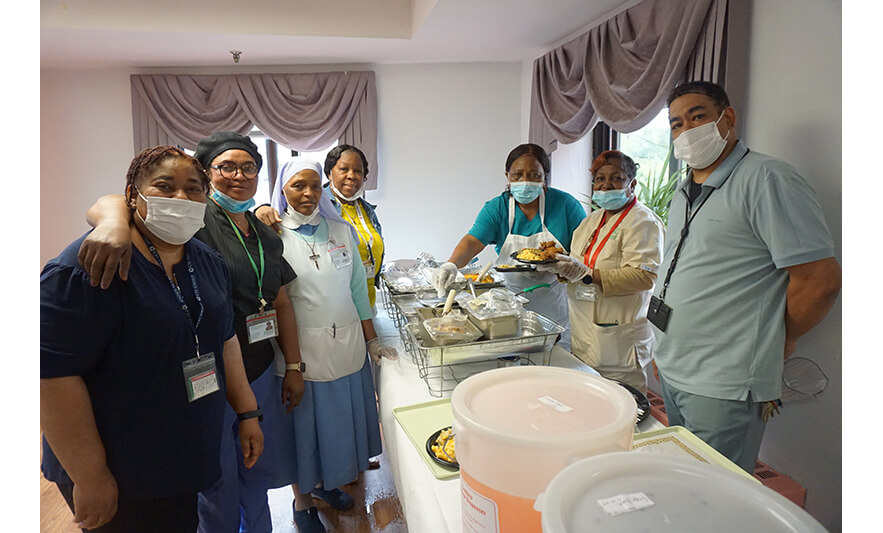 Extended Care Adopt-a-Resident Day 5-15-2024 Staff group photo for web