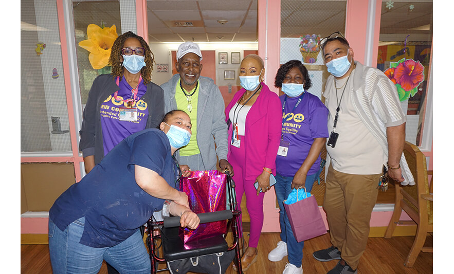 Extended Care Adopt-a-Resident Day 5-15-2025 Group in doorway for web