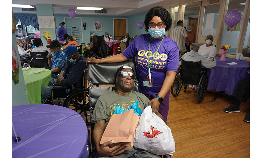 Extended Care Adopt-a-Resident Day 5-15-2025 Man in sunglasses for web