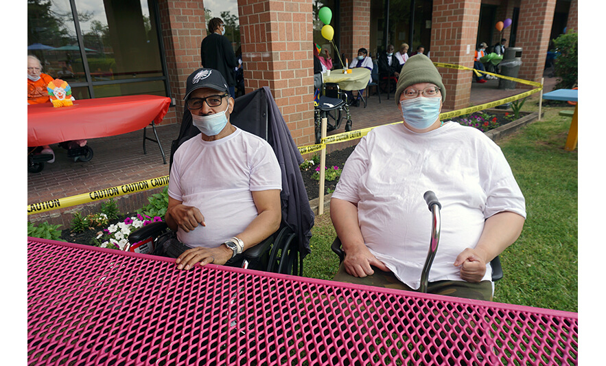 Extended Care Cookout 5-19-2023 Two men for web