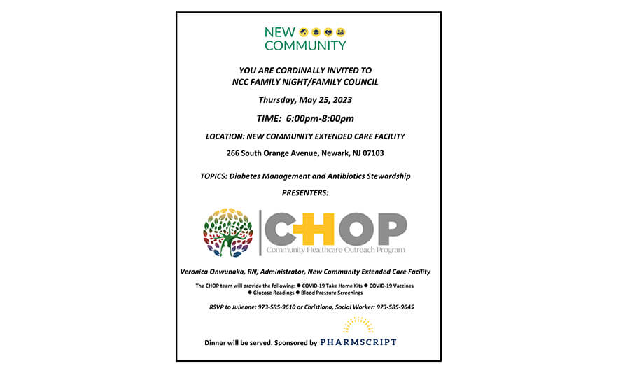 Read more about the article NCC Family Night/Family Council at Extended Care