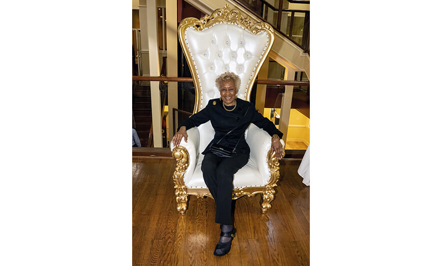 Madge Wilson 89th Birthday 4-12-2022 Madge Wilson in chair for web