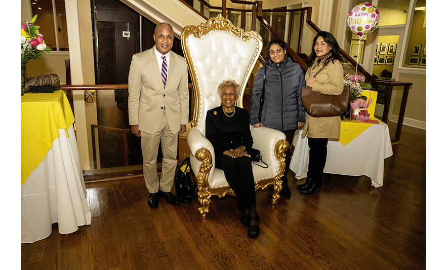 Madge Wilson 89th Birthday 4-12-2022 Property Management group with Madge Wilson for web