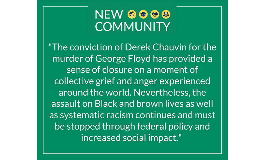 Read more about the article New Community Statement on Derek Chauvin Verdict