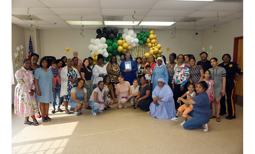 Sister Maurice Surprise Farewell 6-30-2023 Group shot for web